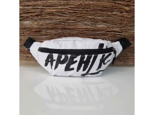 Бяла спортна чанта за през кръста - Apehlic